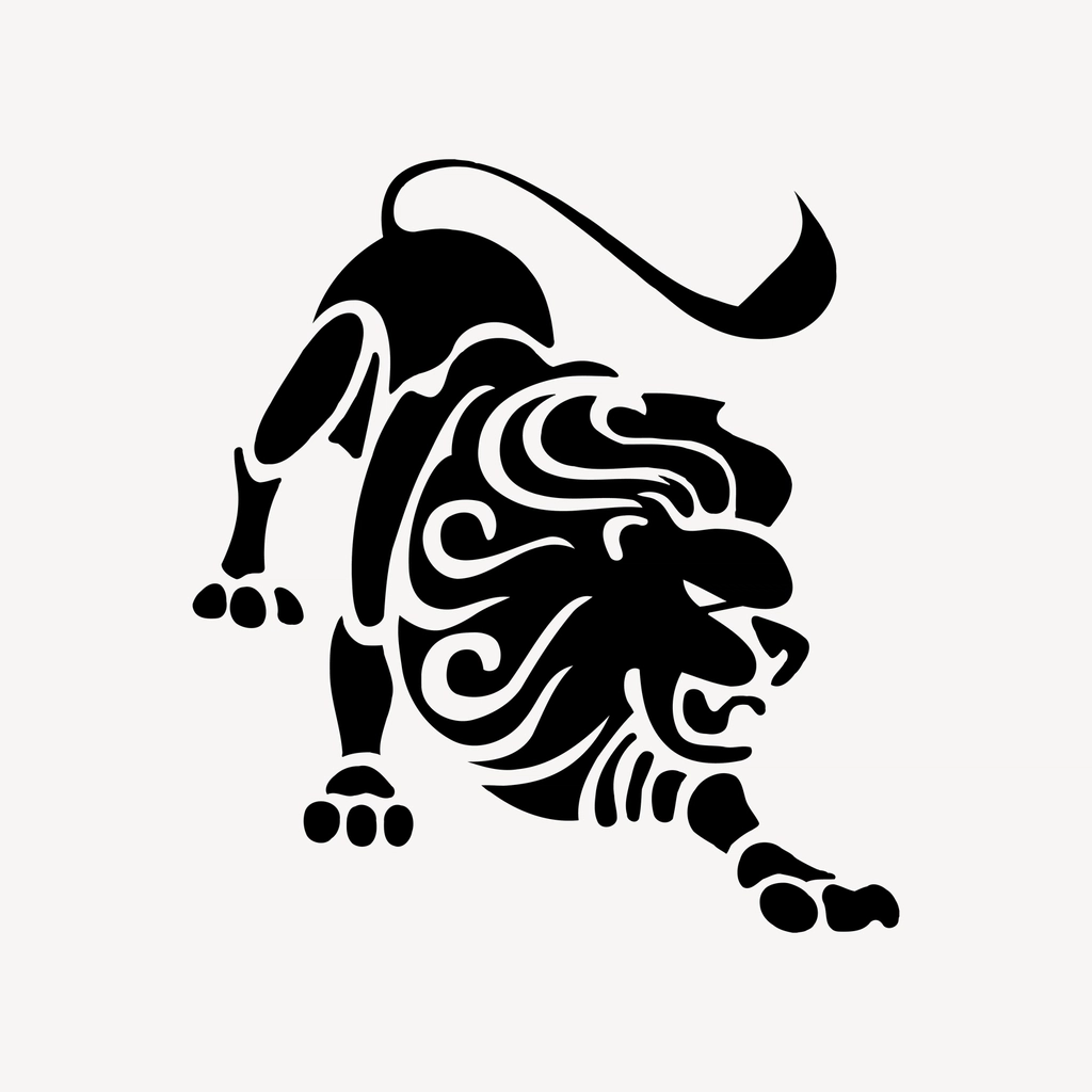 Leo zodiac clipart vector