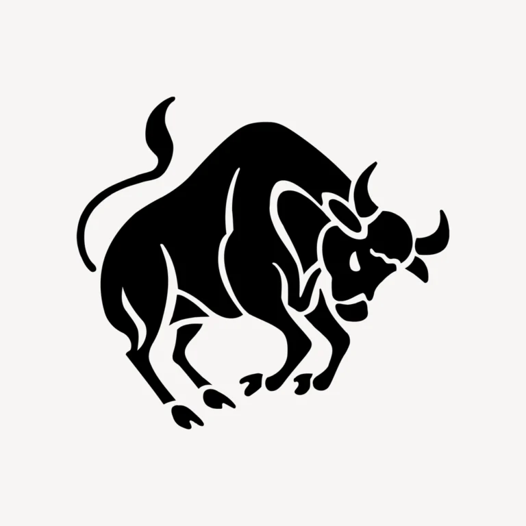 Taurus bull zodiac sign clip